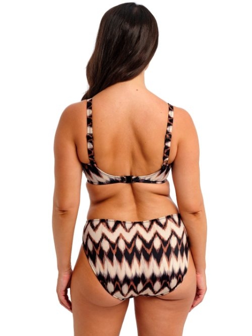 Fantasie schwimmen Sabana braun/print unwattierter bikini bh