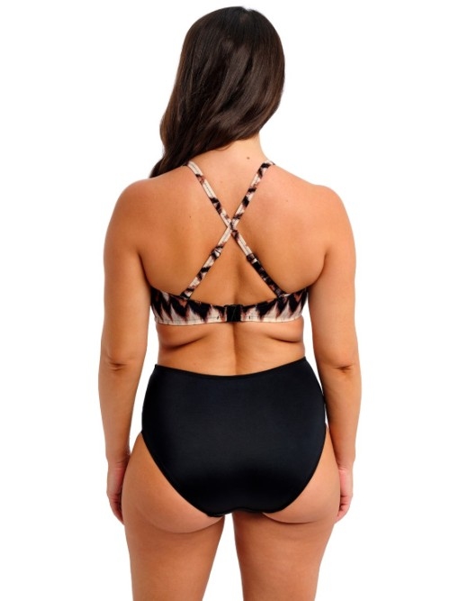 Fantasie schwimmen Sabana braun/print unwattierter bikini bh