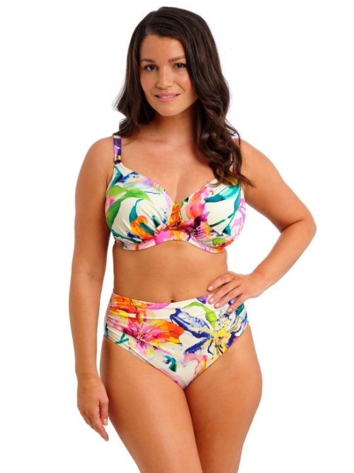 Fantasie schwimmen Iguazu Falls weiß/print unwattierter bikini bh