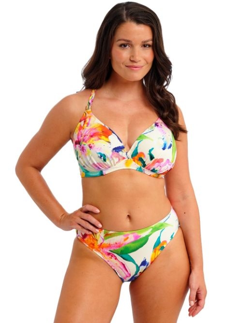 Fantasie schwimmen Iguazu Falls weiß/print unwattierter bikini bh