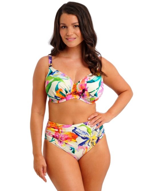 Fantasie schwimmen Iguazu Falls weiß/print bikini slip