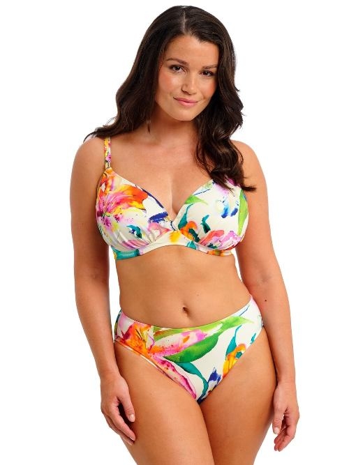 Fantasie schwimmen Iguazu Falls weiß/print bikini slip