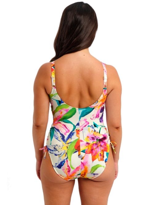 Fantasie schwimmen Iguazu Falls weiß/print badeanzüge