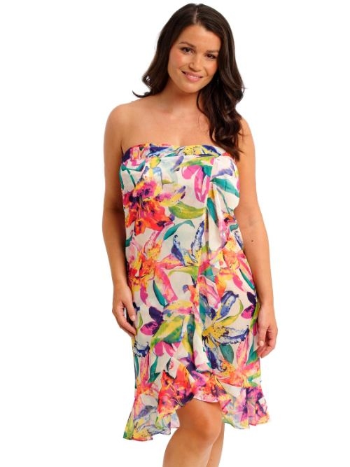 Fantasie schwimmen Iguazu Falls weiß/print strandkleidung