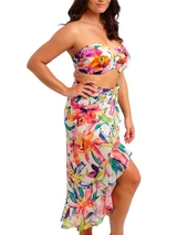 Fantasie schwimmen Iguazu Falls weiß/print strandkleidung
