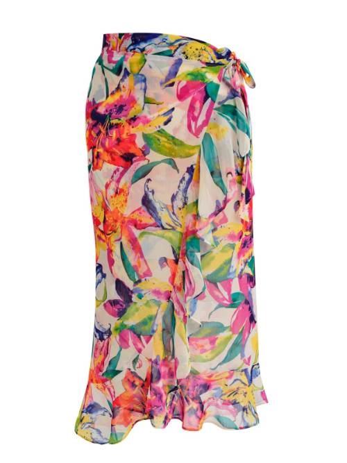 Fantasie schwimmen Iguazu Falls weiß/print strandkleidung