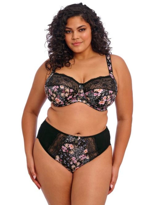 Elomi Morgan schwarz/print nicht geformter bh