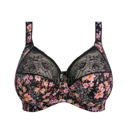 Elomi Morgan schwarz/print nicht geformter bh