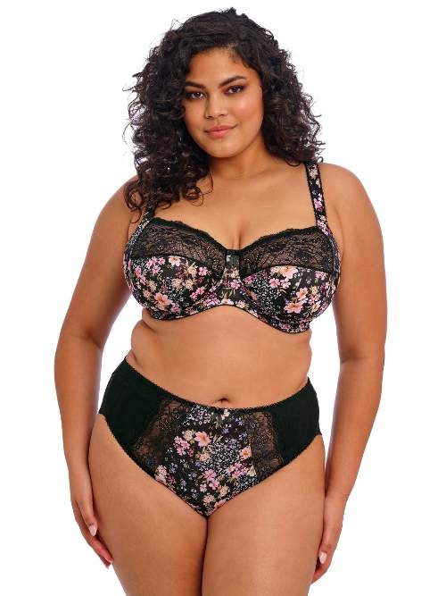 Elomi Morgan schwarz/print slip