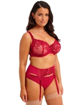 Fantasie-Dessous Portia rot strumpfhalter