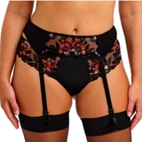 Fantasie-Dessous Magdalena schwarz strumpfhalter