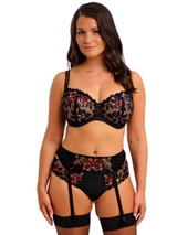 Fantasie-Dessous Magdalena schwarz strumpfhalter