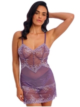 Wacoal Dessous Embrace Lace violett slipdress