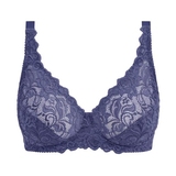 Wacoal Dessous Eglantine blau ohne bügel bh
