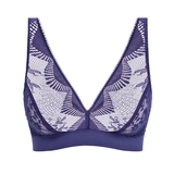 Wacoal Dessous Sensu Lace blau ohne bügel bh