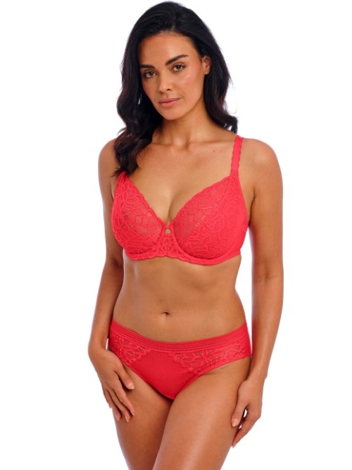 Wacoal Dessous Raffine rot vorgeformter bh