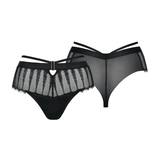 Lisca Lovelace schwarz brasilianischer slip