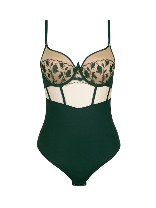 Lisca Gloriosa forest green korselett