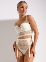 Lisca Tagtraum cremefarbig strumpfhalter