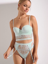 Lisca Tagtraum minze strumpfhalter