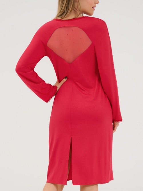 Lisca Sympathy rot nachtkleid