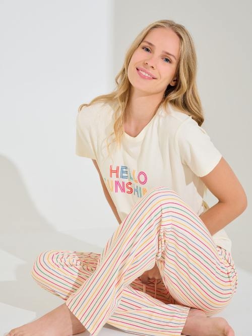Lisca Rainbow print pyjama