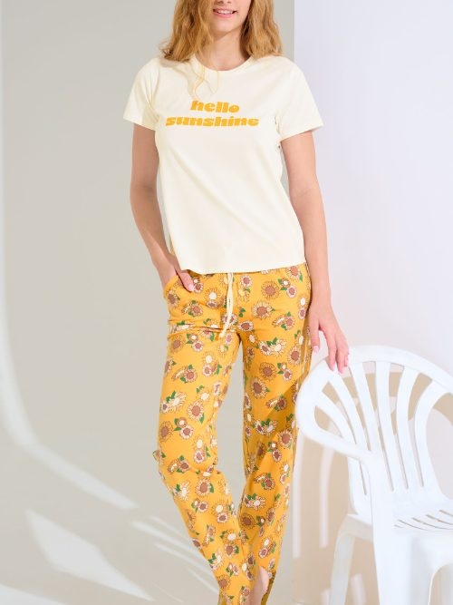 Lisca Summer gelb pyjama