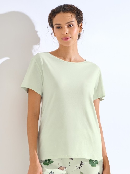 Lisca Pompeya grün/print pyjama