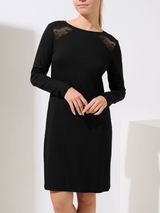 Lisca Evelyn schwarz nachtkleid
