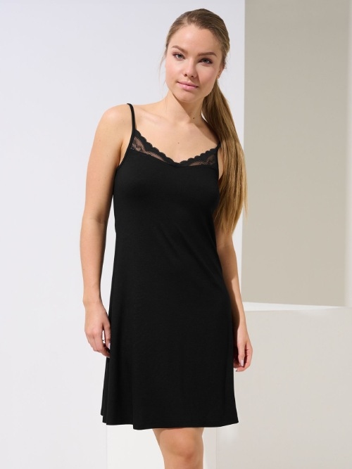 Lisca Nachtmode Evelyn schwarz slipdress