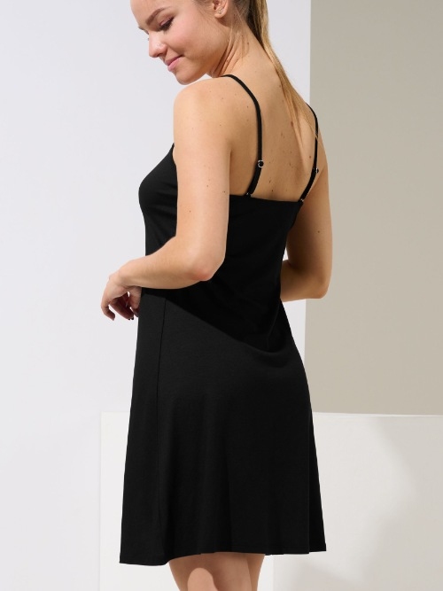 Lisca Nachtmode Evelyn schwarz slipdress