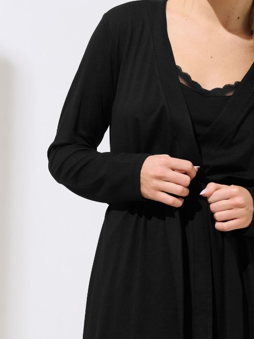 Lisca Evelyn schwarz kimono