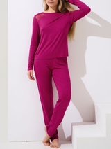 Lisca Evelyn fuchsie pyjama
