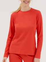Lisca Lucky orange pyjama-shirt
