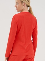 Lisca Lucky orange pyjama-shirt