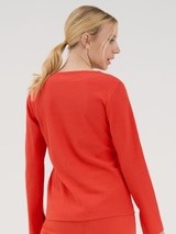 Lisca Lucky orange pyjama-shirt