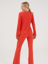 Lisca Lucky orange pyjama-shirt