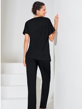 Lisca Eminence schwarz nachtkleid