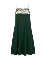 Lisca Gloriosa forest green slipdress