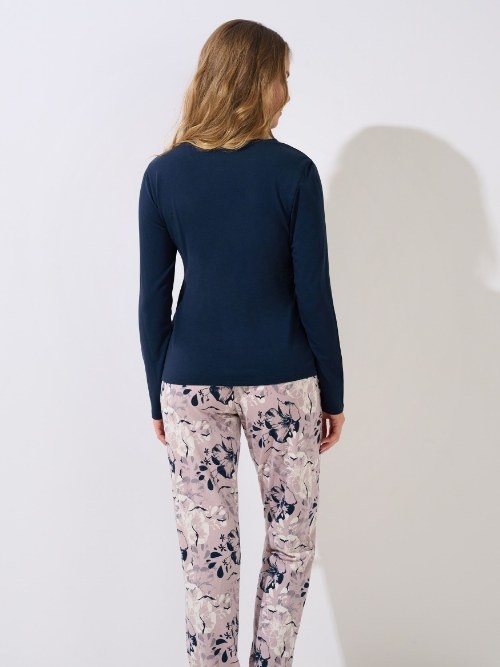 Lisca Nachtmode Ocean blue night pyjama
