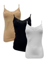 My Basic von After Eden Basics mehrfarbig spaghetti top