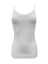 My Basic von After Eden Basics weiß spaghetti top