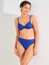 Lisca Bademode Sorrento blau unwattierter bikini bh