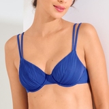 Lisca Bademode Sorrento blau unwattierter bikini bh