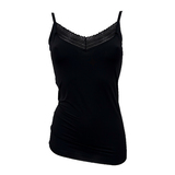 My Basic von After Eden Basics schwarz spaghetti top