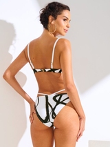 Lisca Bademode Honolulu weiß/schwarz gemoldefer bikini bh