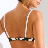 Lisca Bademode Honolulu weiß/schwarz gemoldefer bikini bh