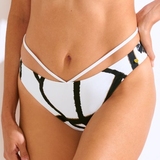 Lisca Bademode Honolulu weiß/schwarz bikini slip