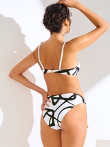 Lisca Bademode Honolulu weiß/schwarz bikini slip