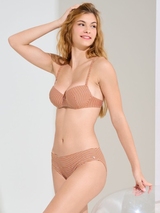 Lisca Bademode Lascari rot/weiß gemoldefer bikini bh
